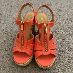 Michael by Michael Kors wedge sandals size 8